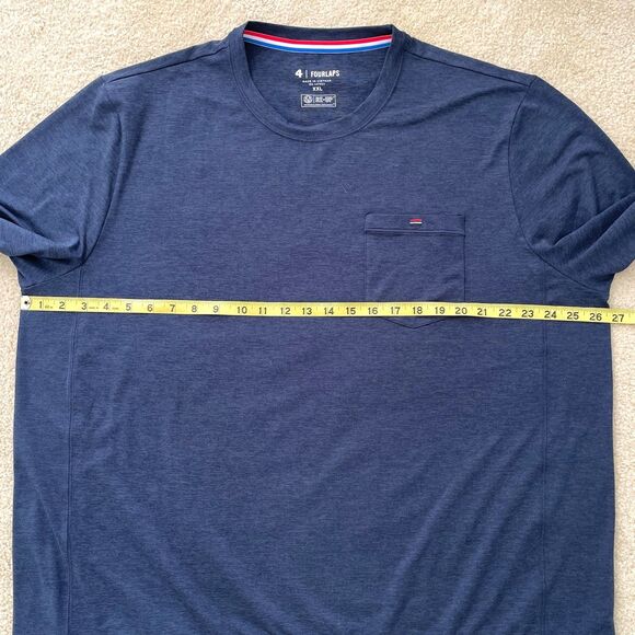 $88 Fourlaps NWT Men's XXL Stratus Ultra-soft Knit Long Sleeve Athleisure Shirt - Picture 5 of 10